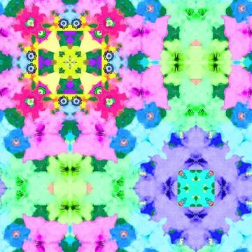 Watercolor Wallpaper Pattern Stock-Illustration