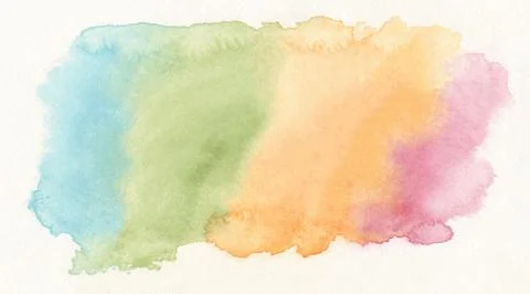 Watercolor Washes Stock Illustration