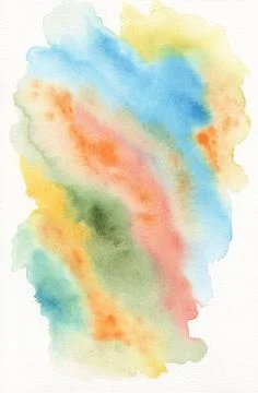 Watercolor washes Stock Illustration