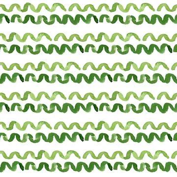 Watercolor wavy seamless pattern. Abstract waves pattern backdrop. Endless il Stock Illustration