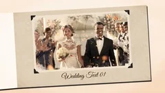 Watercolor Wedding Album Stock After Effects