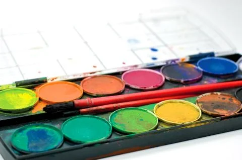 Watercolors Stock Photos