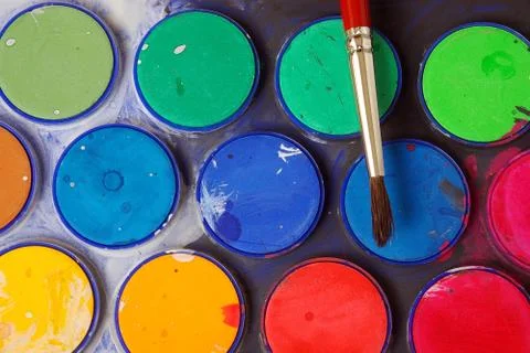 Watercolors Stock Photos