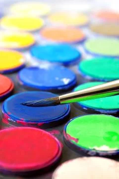 Watercolors Stock Photos