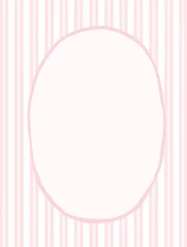 Watercolour striped template with oval empty space for cards, poster and invi Stock Illustration