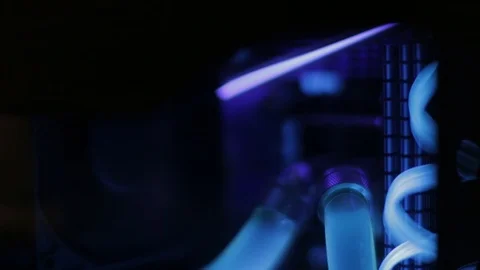 Watercooling pipes Stock Footage 101659367