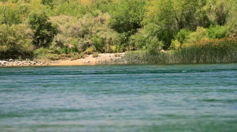 Watercraft-pass through frame 8671 Stock Footage 1091556