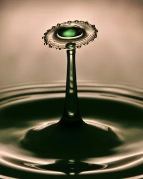 Waterdrop Sculpture 019 Stock Photos