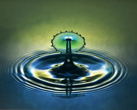 Waterdrop Sculpture 030 Stock Photos