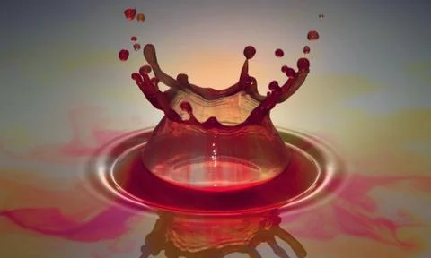 Waterdrop Sculpture 034 Stock Photos