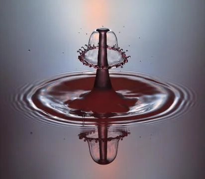 Waterdrop Sculpture 061 Stock Photos