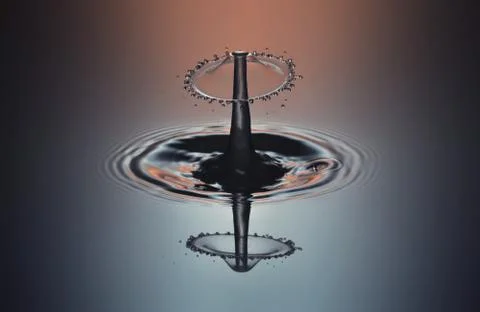 Waterdrop Sculpture 070 Stock Photos