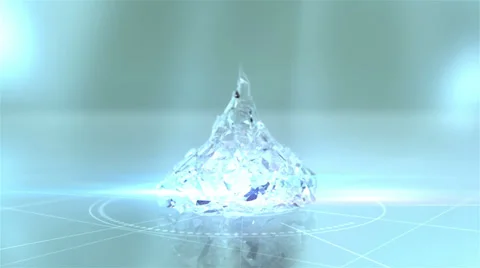 Waterdrop splash Video stock 38481019
