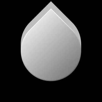 Waterdrop Symbol Illustration Stock Illustration