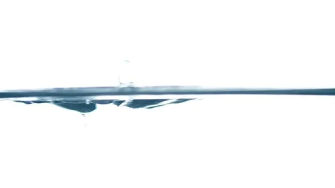 Waterdrop on watersurface - slow motion Stock Footage 89624553