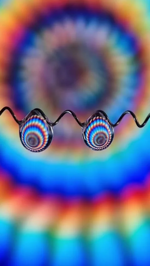 Waterdrops colorful Stock Footage 275586498