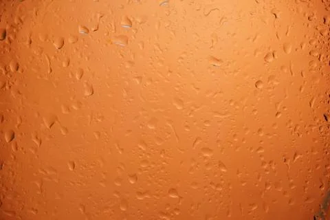 Waterdrops from raindrops Stock Photos