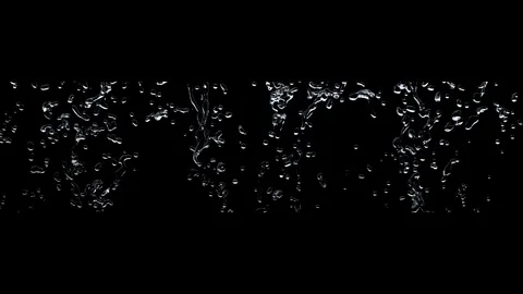 Waterdrops widescreen1 Vídeo Stock 342144549