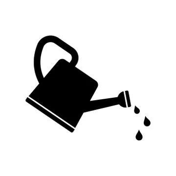 Waterer icon in flat style. Vector illustration on withe background. Isolated. Stock Illustration