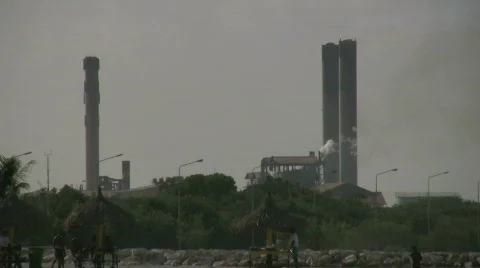 Waterfactory on Curacao 2 Stock Footage 320585