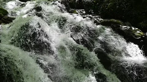 Waterfal slow motion Stock Footage 277253542