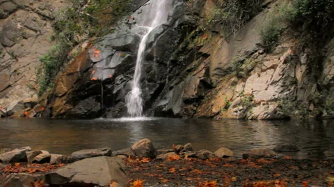 Waterfall 03 - wide Stock Footage 1044487