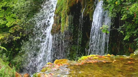 Waterfall 05 timelaps looping Stock Footage 642452