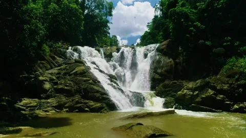 Waterfall 1 Video stock 288237365