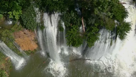 Waterfall 1 Palenque Mexico Video stock 148785962