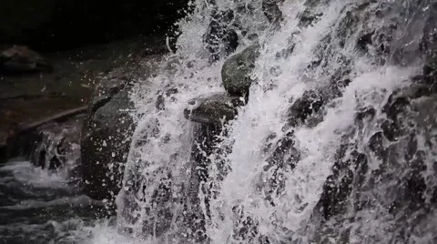 Waterfall (1/4000th shutter speed) Stock Footage 40401284