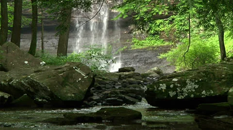 Waterfall 34 Stock Footage 24692612