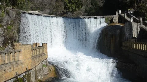 Waterfall in Abkhazia Stock Footage 65464400