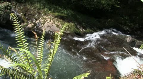 Waterfall from above Video stock 9064549