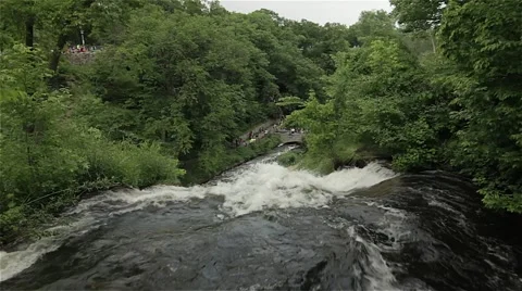 Waterfall from Above Video stock 48367136