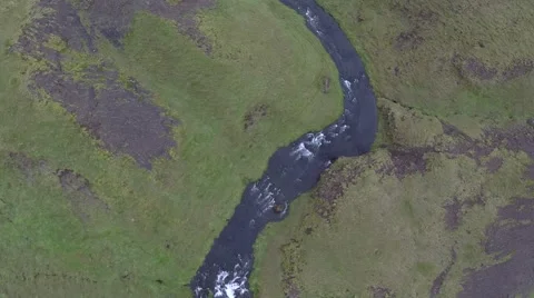 Waterfall from above Video stock 53806683