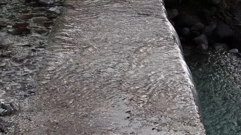 Waterfall from above Video stock 87563268