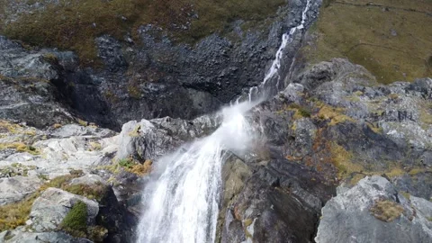 Waterfall from above Stock Footage 290033812