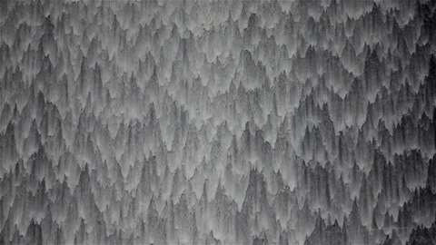 Waterfall with abstract structure of the water Stock Footage 76964598