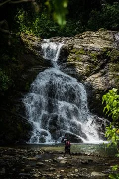 Waterfall Adventure Stock Photos