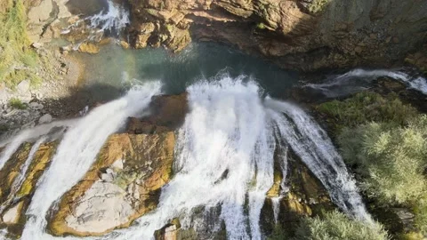 Waterfall aerial nature Stock Footage 239267123