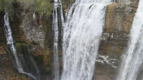 Waterfall aerial view 스톡 동영상 240189291
