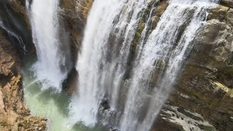 Waterfall aerial view Stock-Footage 240189850