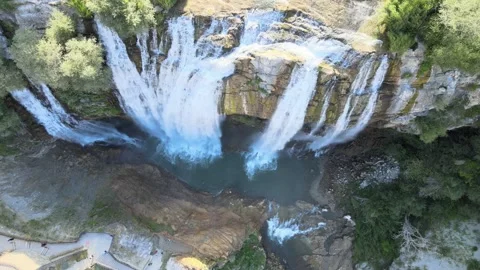 Waterfall aerial view Stock-Footage 240745577