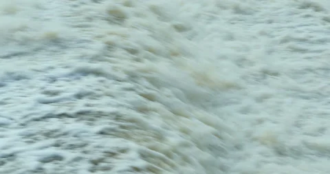 Waterfall after dam Stock Footage 88596773