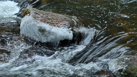Waterfall in Aist Valley Stock Footage 126518737