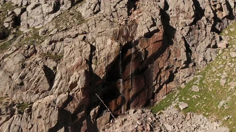 Waterfall Ak-Sai in Ala Archa National Park Kyrgyzstan 動画素材 130441935