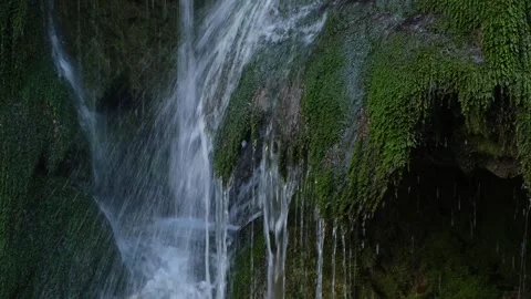Waterfall in Albania Stock Footage 314434568