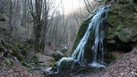 Waterfall in Albania Stock Footage 314449184