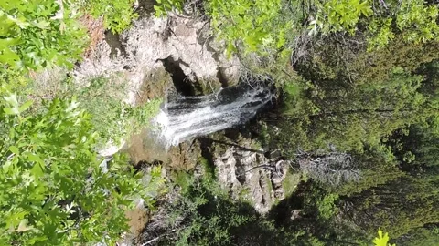 Waterfall along 5th Waters trail Stock Footage 150979401