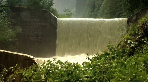 Waterfall in the alps Stock Footage 106169